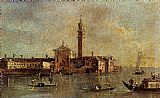 Francesco Guardi View Of The Island Of San Giorgio In Alga, Venice painting